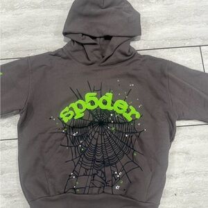 Spyder Men's Gray Hoodie with Green Accents Comes with bag can ship 💯💯